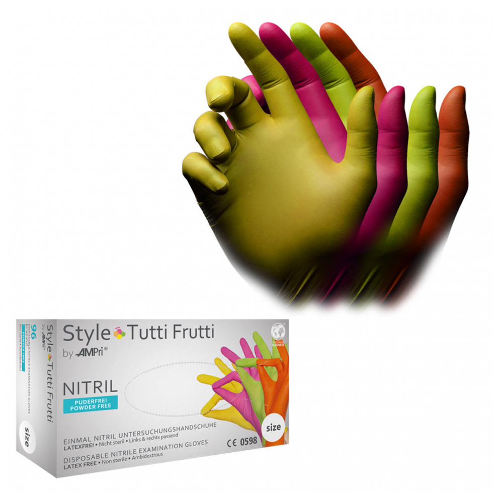 AMPri Gants en nitrile Style Tutti Frutti  - 1