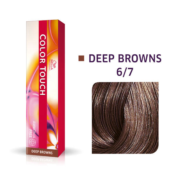 Wella Color Touch Deep Browns 6/7 Dunkelblond Braun - 1