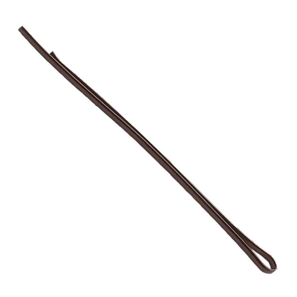 Efalock Pinzas para el pelo Marquis  7 cm marrón, por paquete de 100 unidades - 1