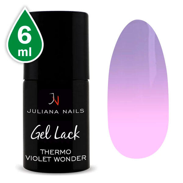 Juliana Nails Gel Lack Thermo Effekt Violet Wonder, bouteille 6 ml - 1