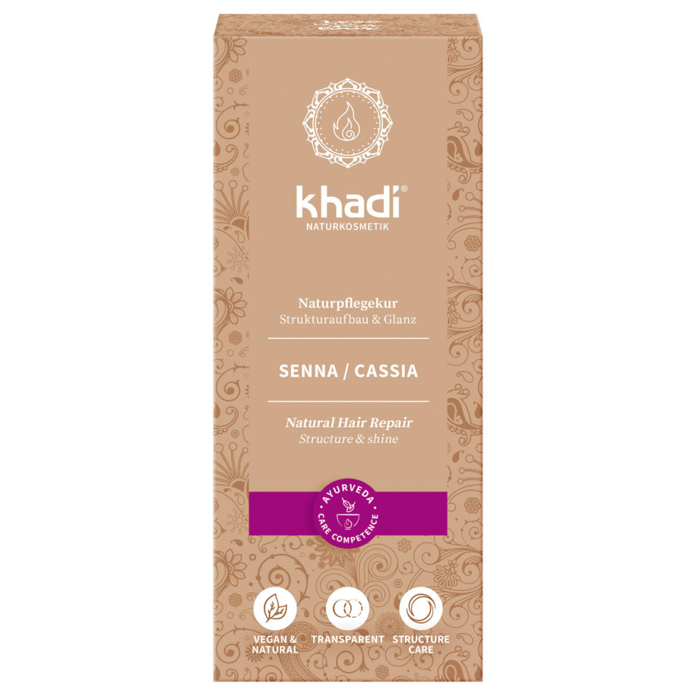 khadi Couleur de cheveux à base de plantes Senna/Cassia 100 g - 1
