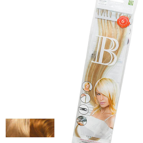 Balmain Fill-In Extensions Natural Straight Duotone 614/23 Natural Blond/Extra Light Gold Blond - 1