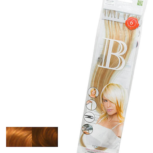 Balmain Fill-In Extensions Natural Straight Duotone 25/27 Ultra Light Gold Blond/Medium Beige Blond - 1