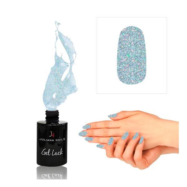 Juliana Nails Gel Lack Glitter/Shimmer Heavy Holo, Flasche 6 ml - 1