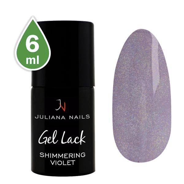 Juliana Nails Gel Lack Glitter/Shimmer Shimmering Violet 6 ml - 1