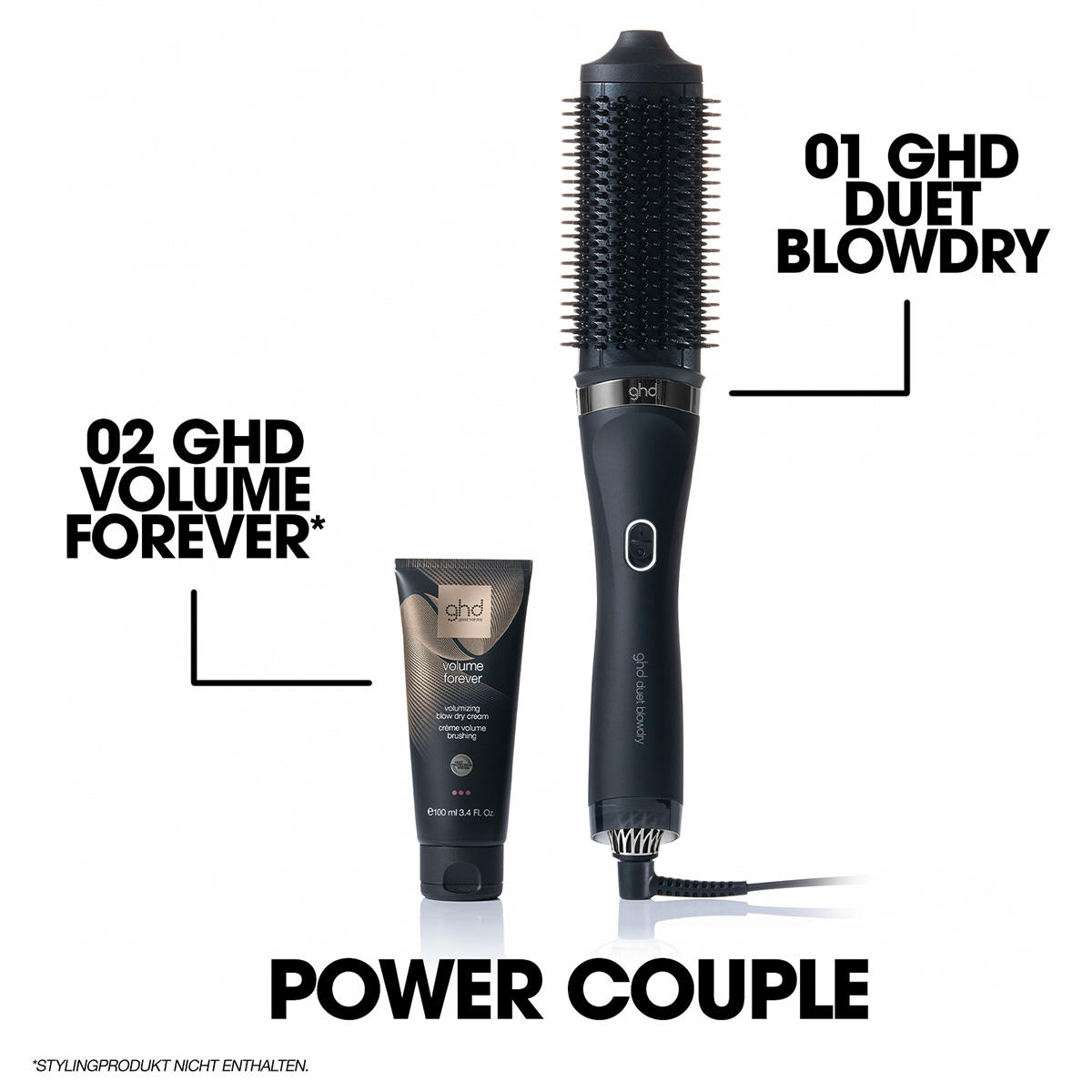 ghd duet blowdry Hair Dryer Brush nero - 10