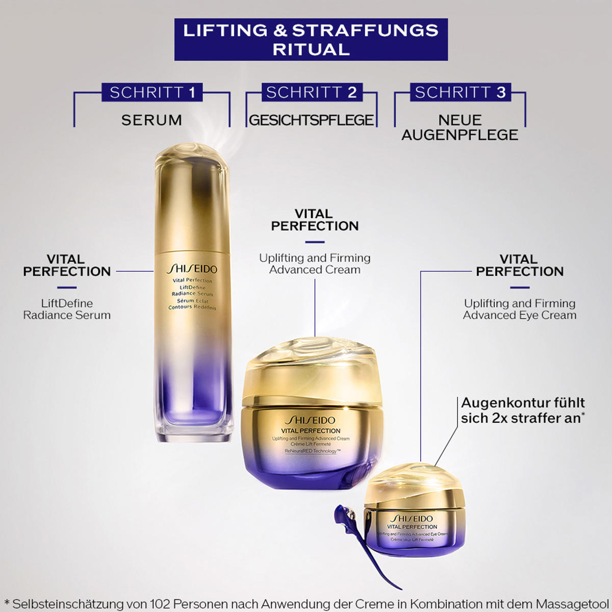 Shiseido Vital Perfection Uplifting and Firming Advanced Eye Cream 15 ml - 10