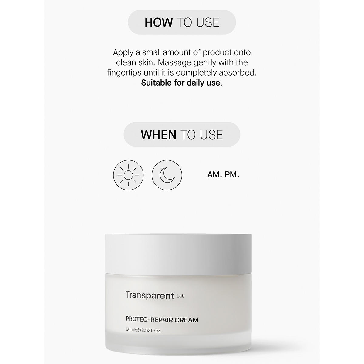Transparent Lab Proteo Repair Cream 60 ml - 10