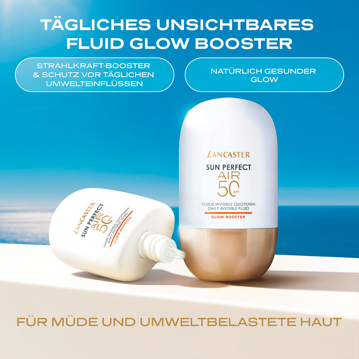 Lancaster Sun Perfect Air Daily Invisible Fluid SPF 50 Glow Booster 40 ml - 10