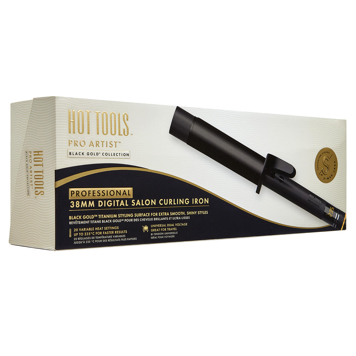 Hot Tools Black Gold Collection Digital Curling Iron 38 mm - 11