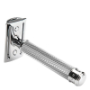 MÜHLE Razor plane closed comb R89 metal handle with chrome metal accents - 2