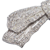 Dynatron Patent clasp bow with rhinestones  - 2