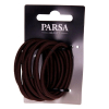 PARSA Hair ties large Brown, 9 pieces - 2