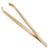 Canal Tweezers claw shape gold plated  - 2