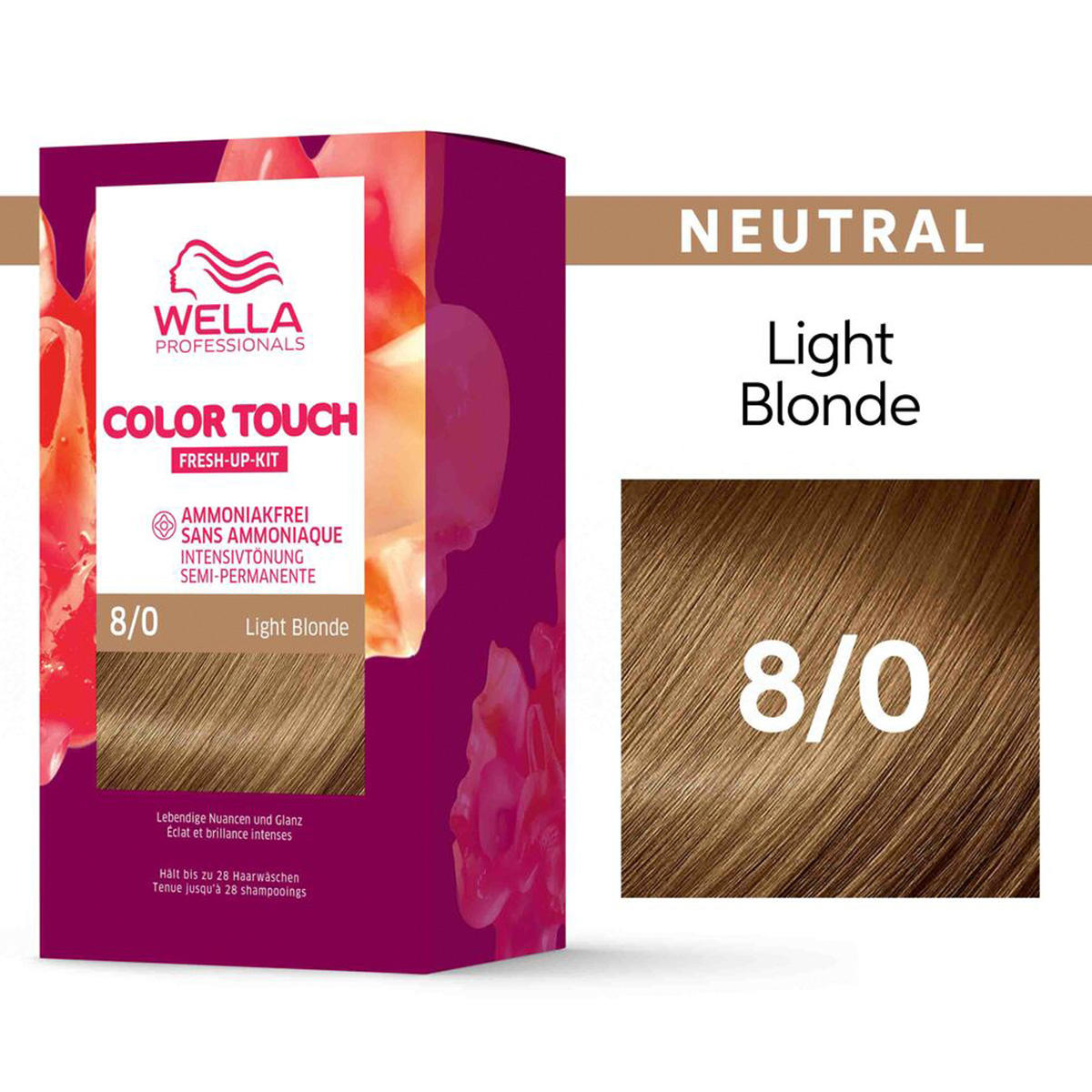 Wella Color Touch Fresh-Up-Kit 8/0 Light Blonde - 2