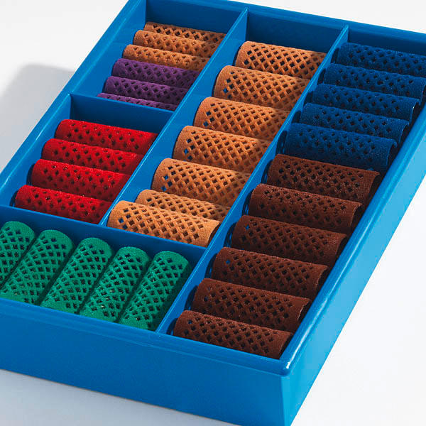 Basler Caja de surtido de rizadores Caja azul con 60 bobinas - 2