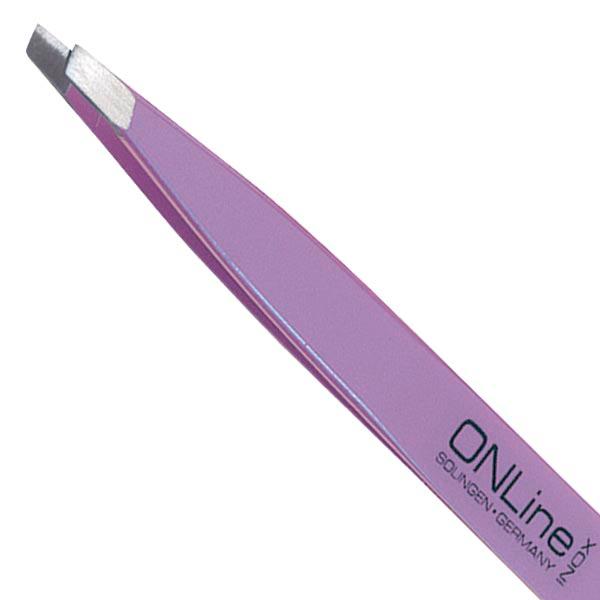 Tweezers oblique INOX Purple - 2