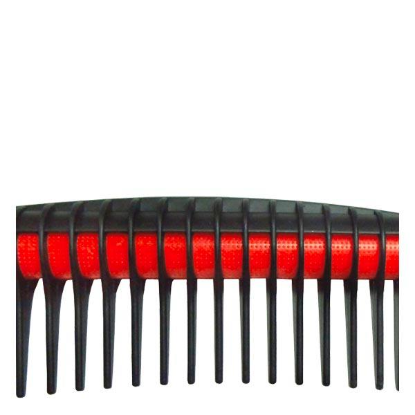 Hercules Sägemann Roll-Ka pull-through comb Black/Red (79400) - 2