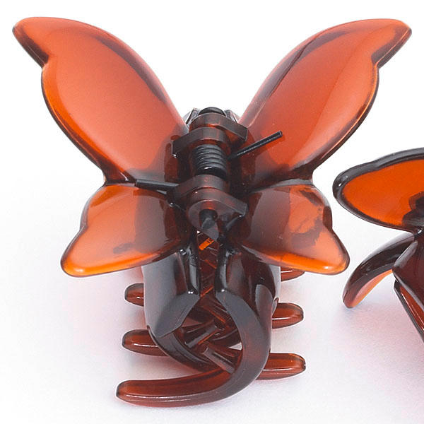 Butterfly clip medium Havana - 2