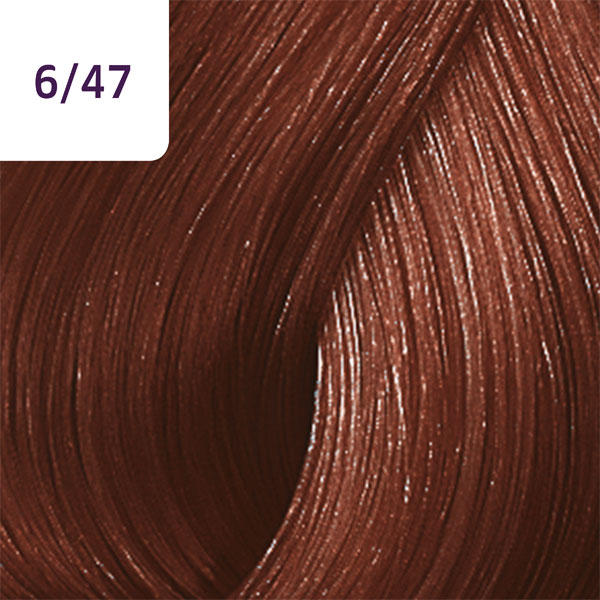 Wella Color Touch Vibrant Reds 6/47 Dark Blonde Red Brown - 2