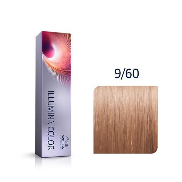 Wella Illumina Color Permanent Color Creme 9/60 Licht Blond Violet-Natuur Tube 60 ml - 2