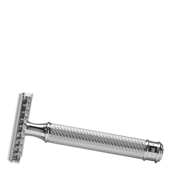 MÜHLE Razor plane open comb R41 metal handle with chrome metal accents - 2