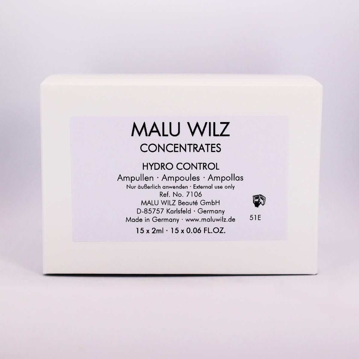 Malu Wilz Hydro Control Ampulle Inhoud 2 ml - 2
