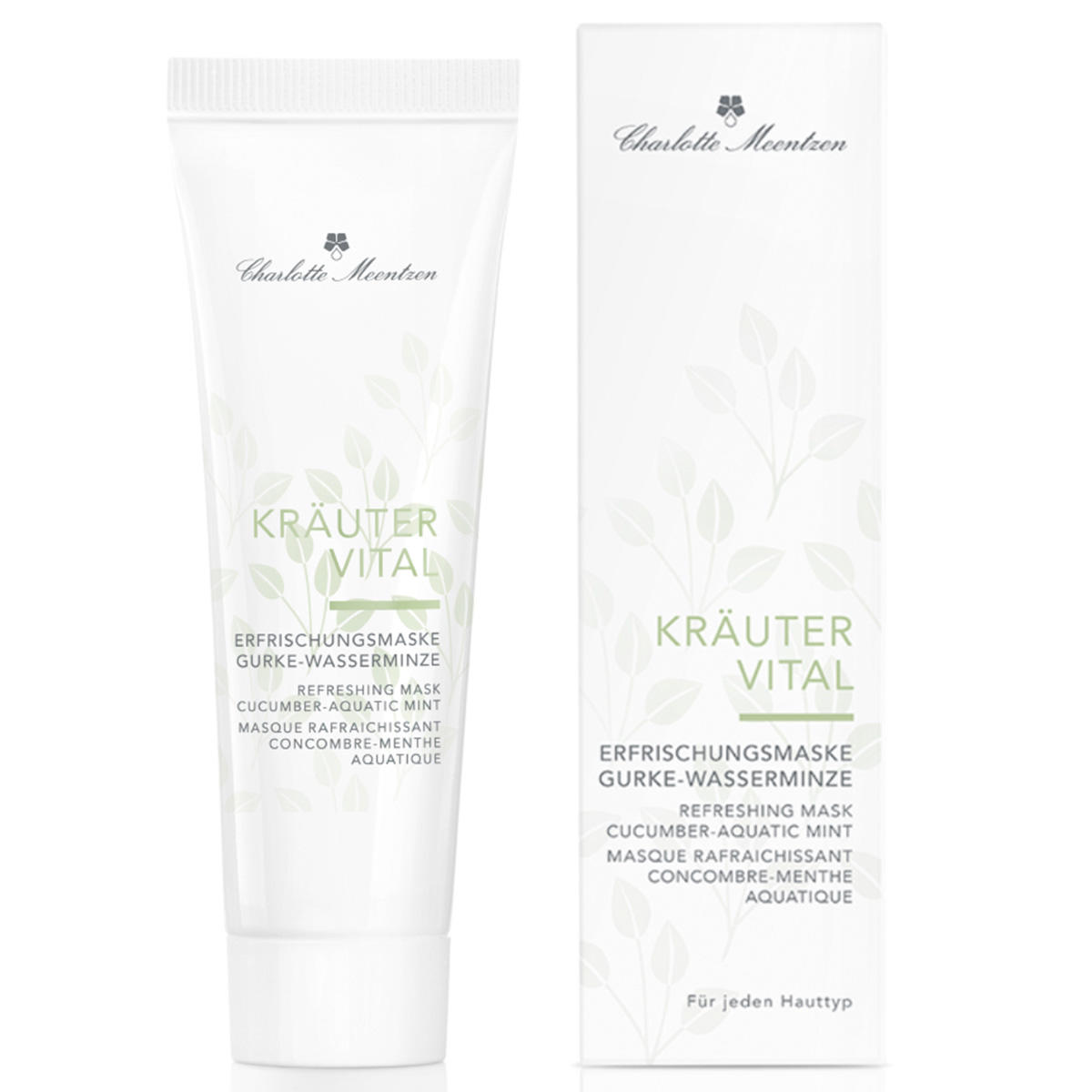 Charlotte Meentzen Kräutervital Erfrischungsmaske Gurke-Wasserminze 30 ml - 2