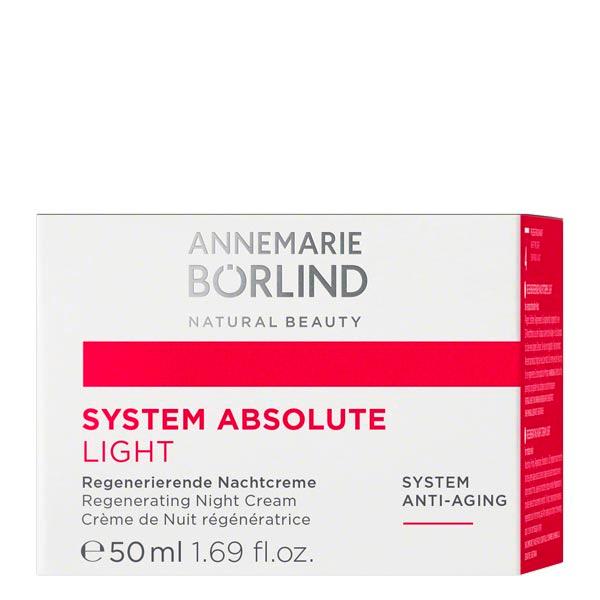ANNEMARIE BÖRLIND SYSTEM ABSOLUTE SYSTEME ANTI-AGE Crème de nuit régénératrice légère 50 ml - 2