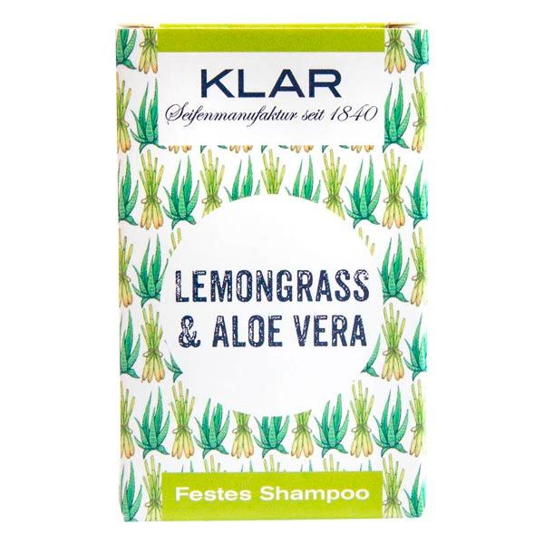 KLAR Champú sólido de hierba de limón y aloe vera 100 g - 2