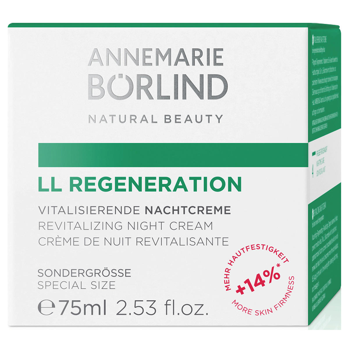 ANNEMARIE BÖRLIND LL REGENERATION SYSTEM VITALITY Vitalisierende Nachtcreme LIMITED EDITION 75 ml - 2