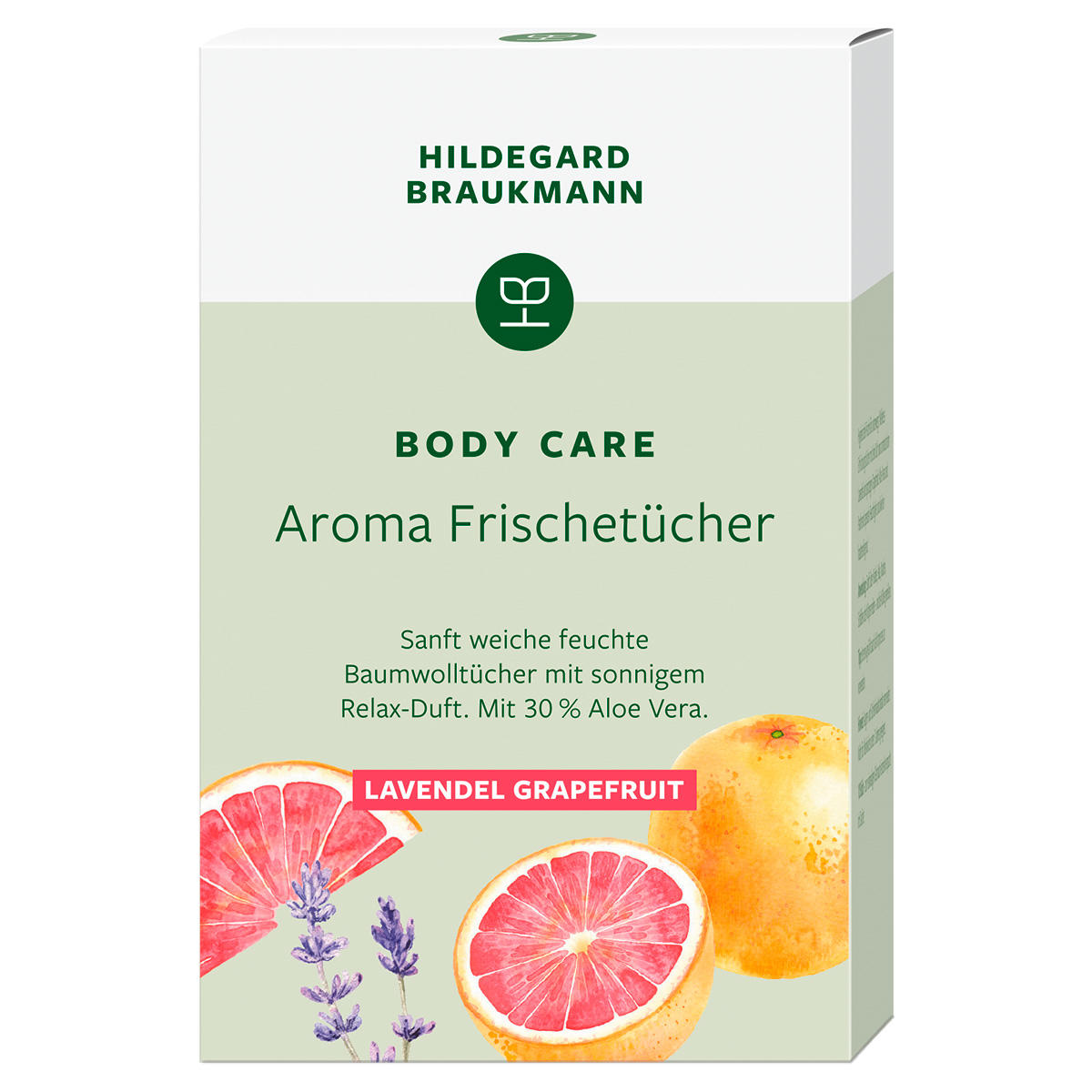 Hildegard Braukmann BODY CARE Aroma Frischetücher Lavendel Grapefruit 10 Stück - 2