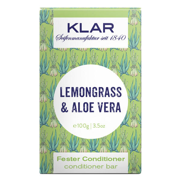 KLAR Condizionatore solido Lemongrass & Aloe Vera 100 g - 2