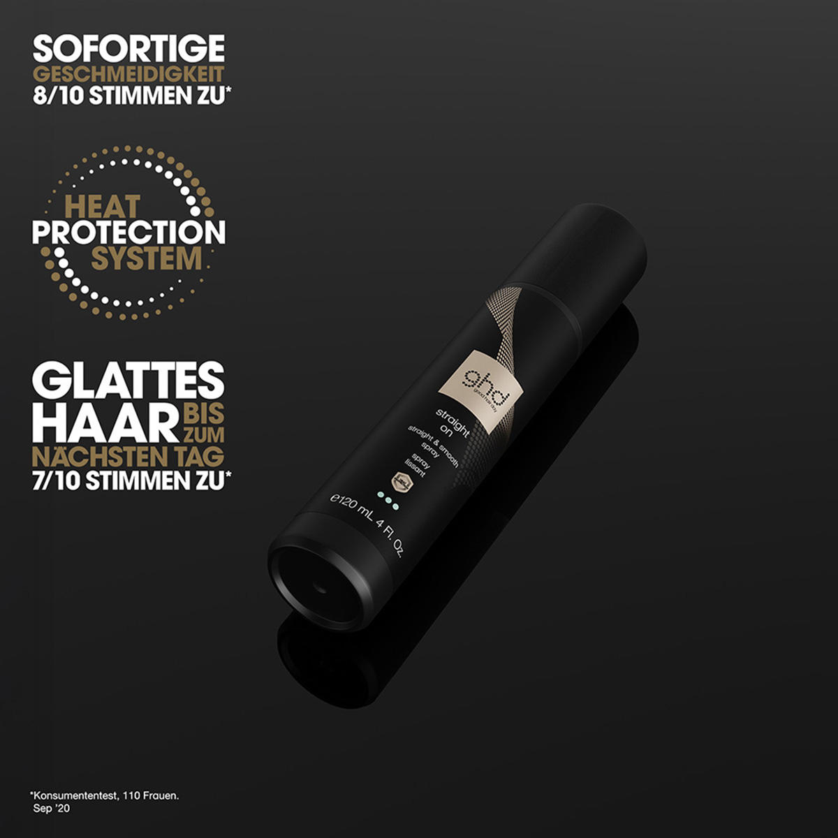 ghd straight on - straight & smooth spray 120 ml - 2
