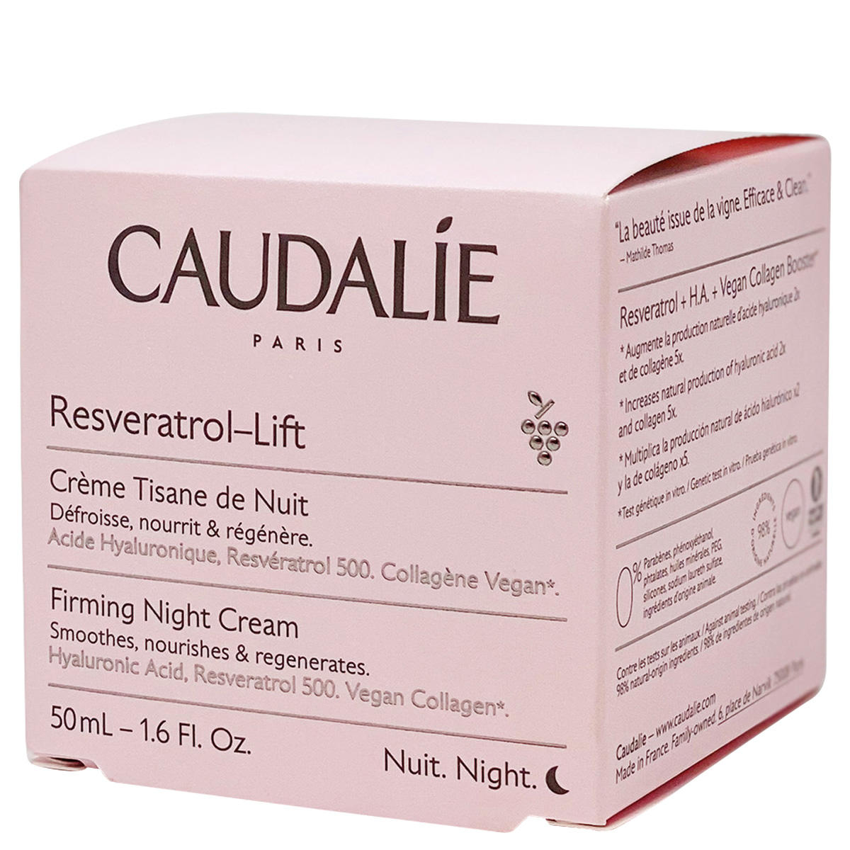CAUDALIE Resveratrol-Lift Kräuter Nachtcreme 50 ml - 2