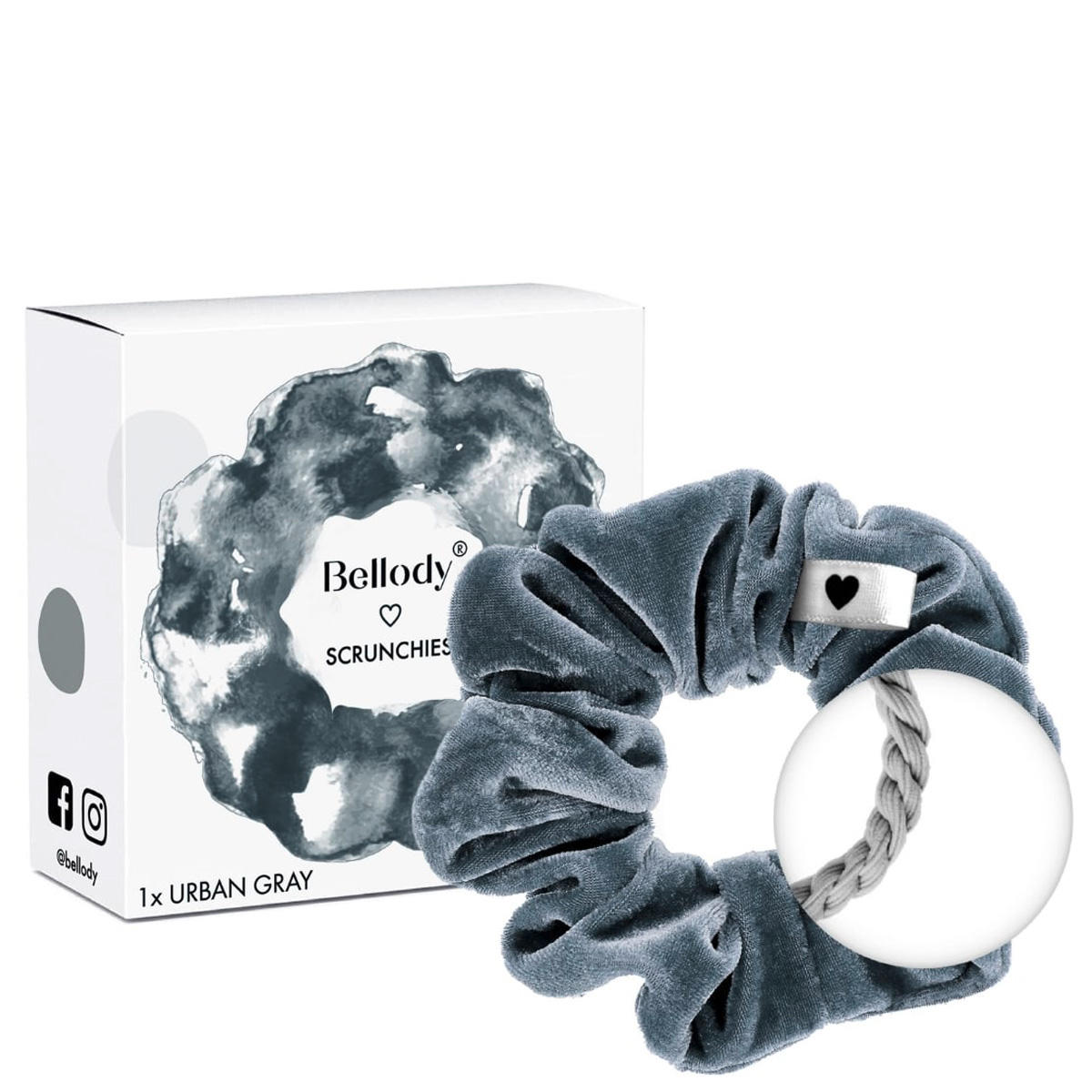 Bellody Original Scrunchies Urban Gray 1 Stück - 2