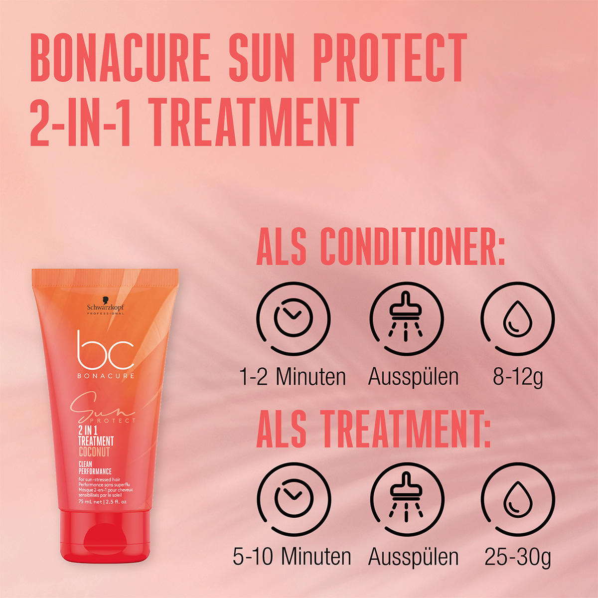 Schwarzkopf Professional BC Bonacure SUN PROTECT Sun Protect 2-in-1 Treatment 150 ml - 2