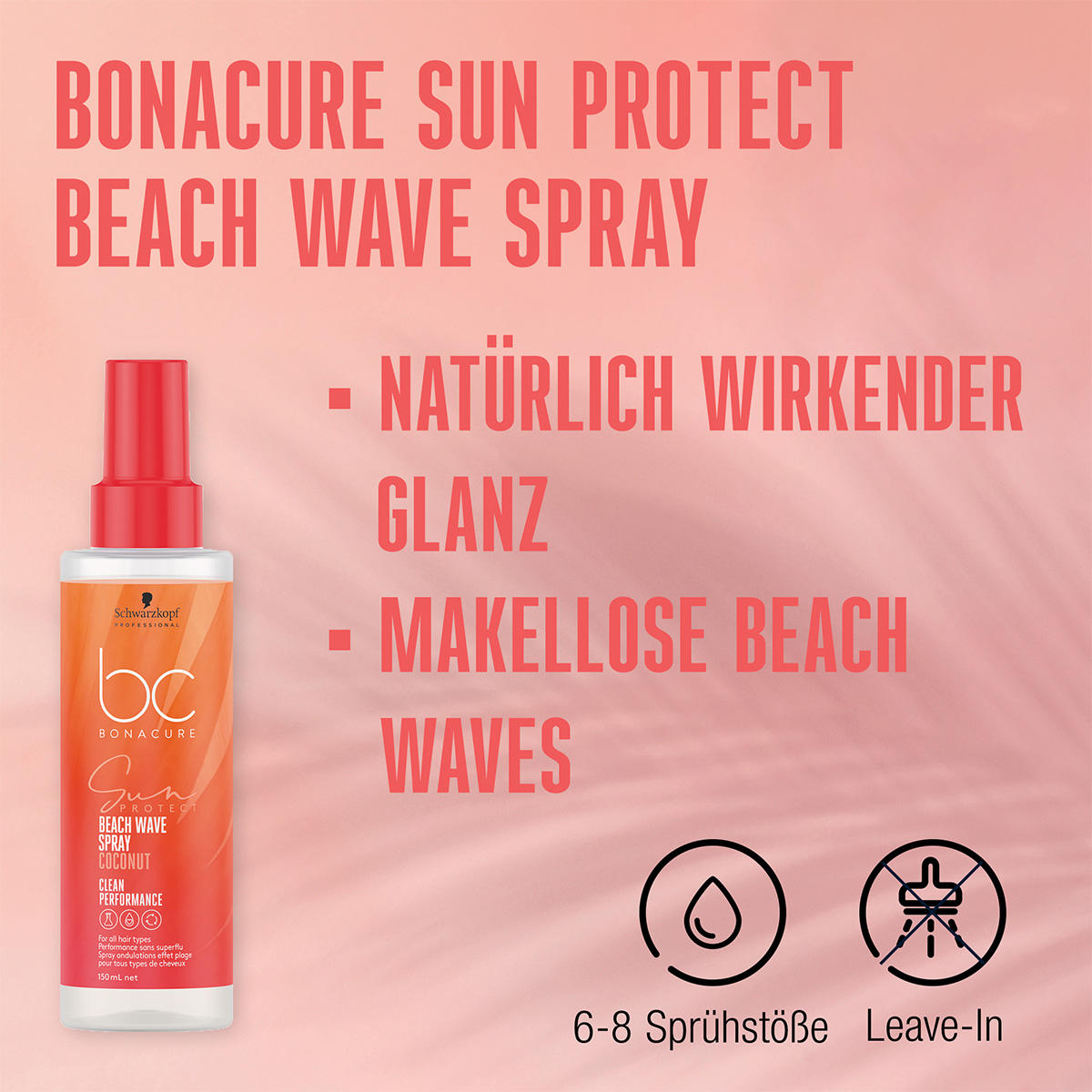 Schwarzkopf Professional BC Bonacure SUN PROTECT Beach Waves Spray 150 ml - 2