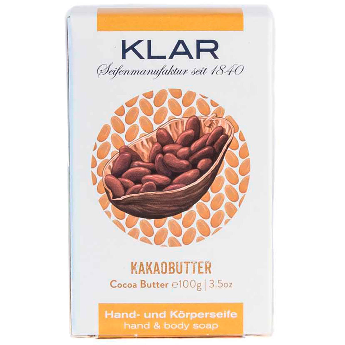 KLAR Kakaobutter Seife 100 g - 2