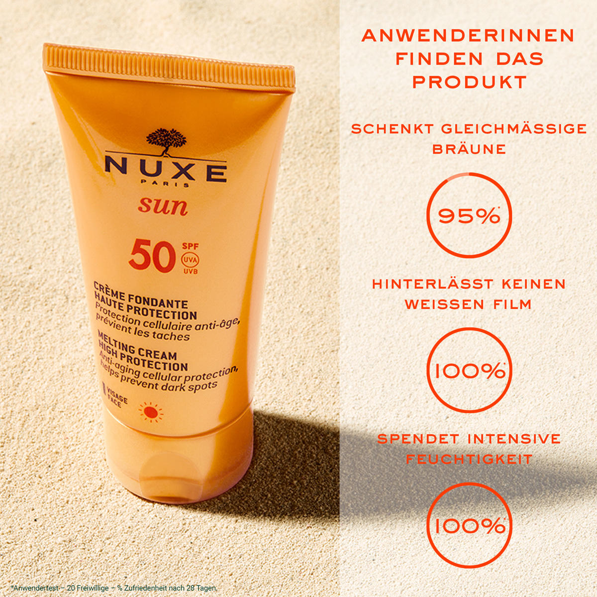 NUXE Sun Crème fondante haute protection SFP 50 50 ml - 2