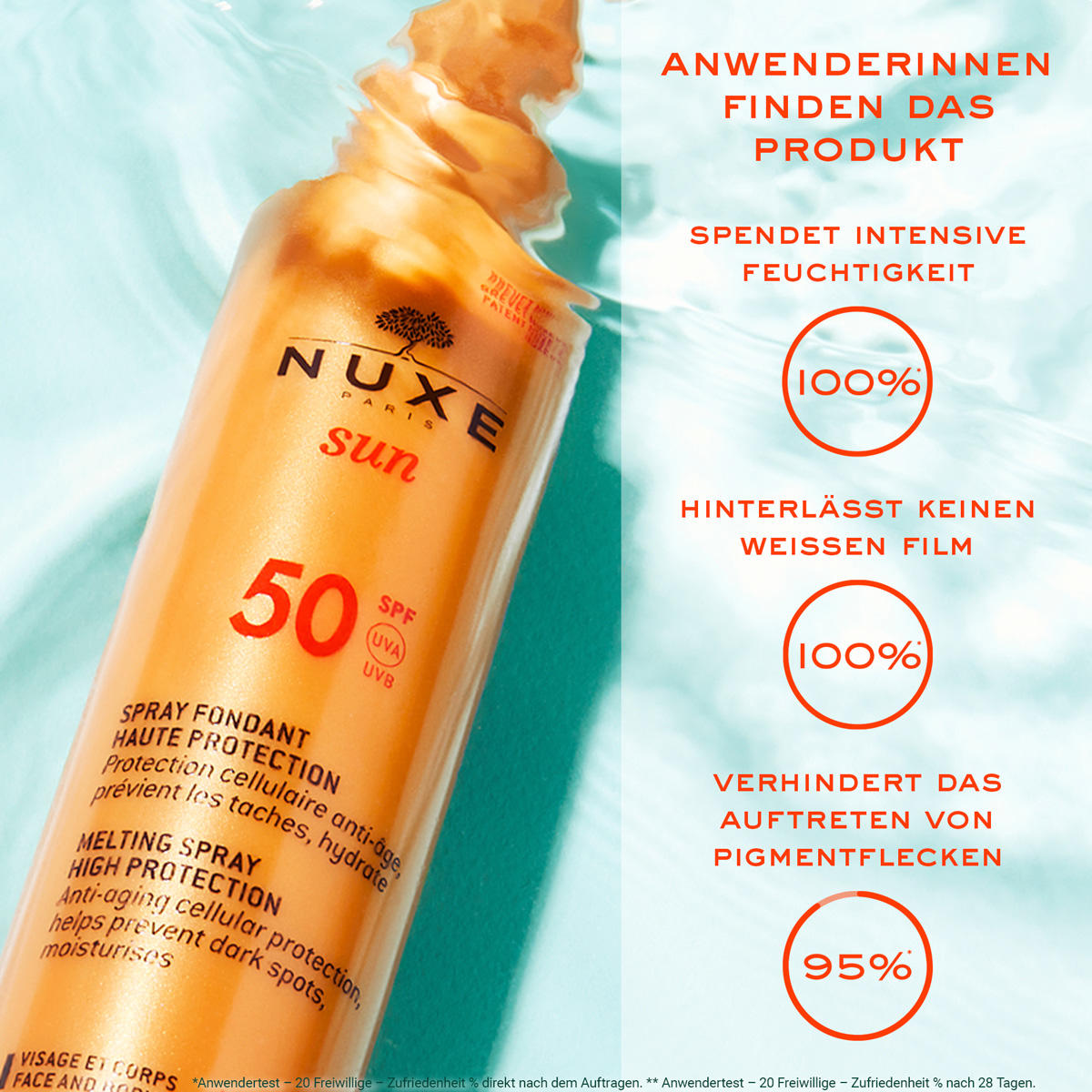 NUXE Sun Spray solar cara y cuerpo SPF 50 150 ml - 2