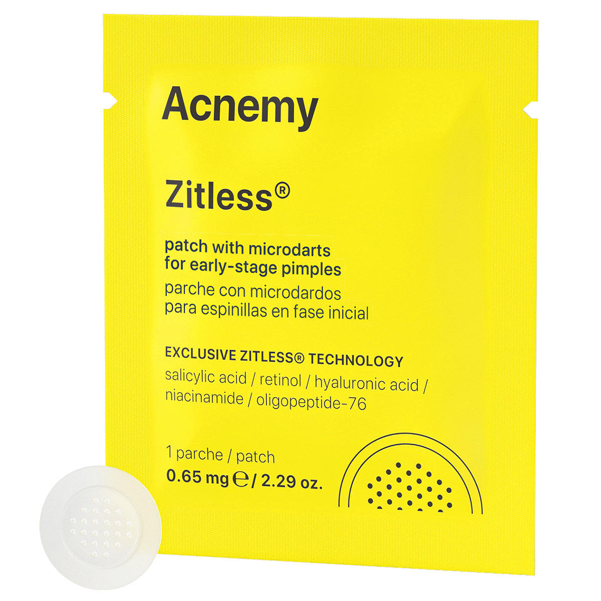 Acnemy ZITLESS patches with microdarts 5 Stück - 2