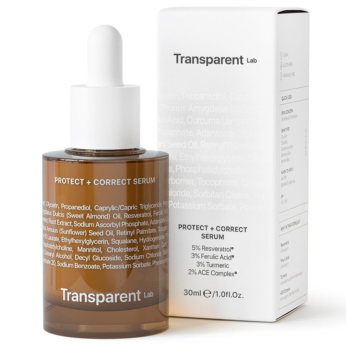Transparent Lab Protect + Correct Serum 30 ml - 2