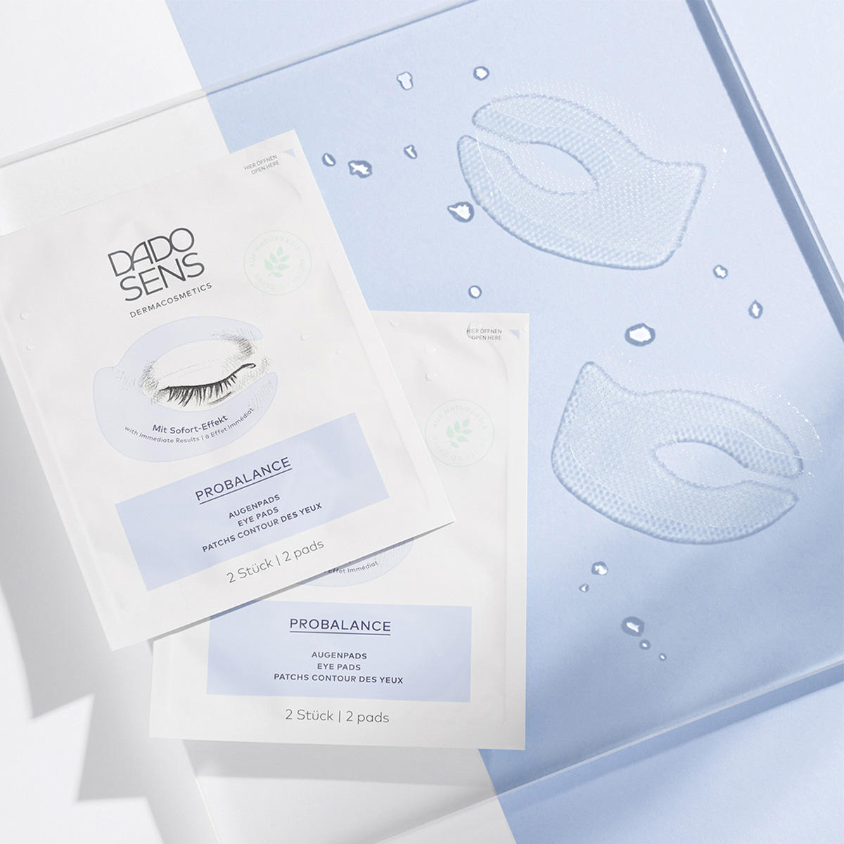 DADO SENS Eye pads 2 Packung mit 4 x Stück - 2
