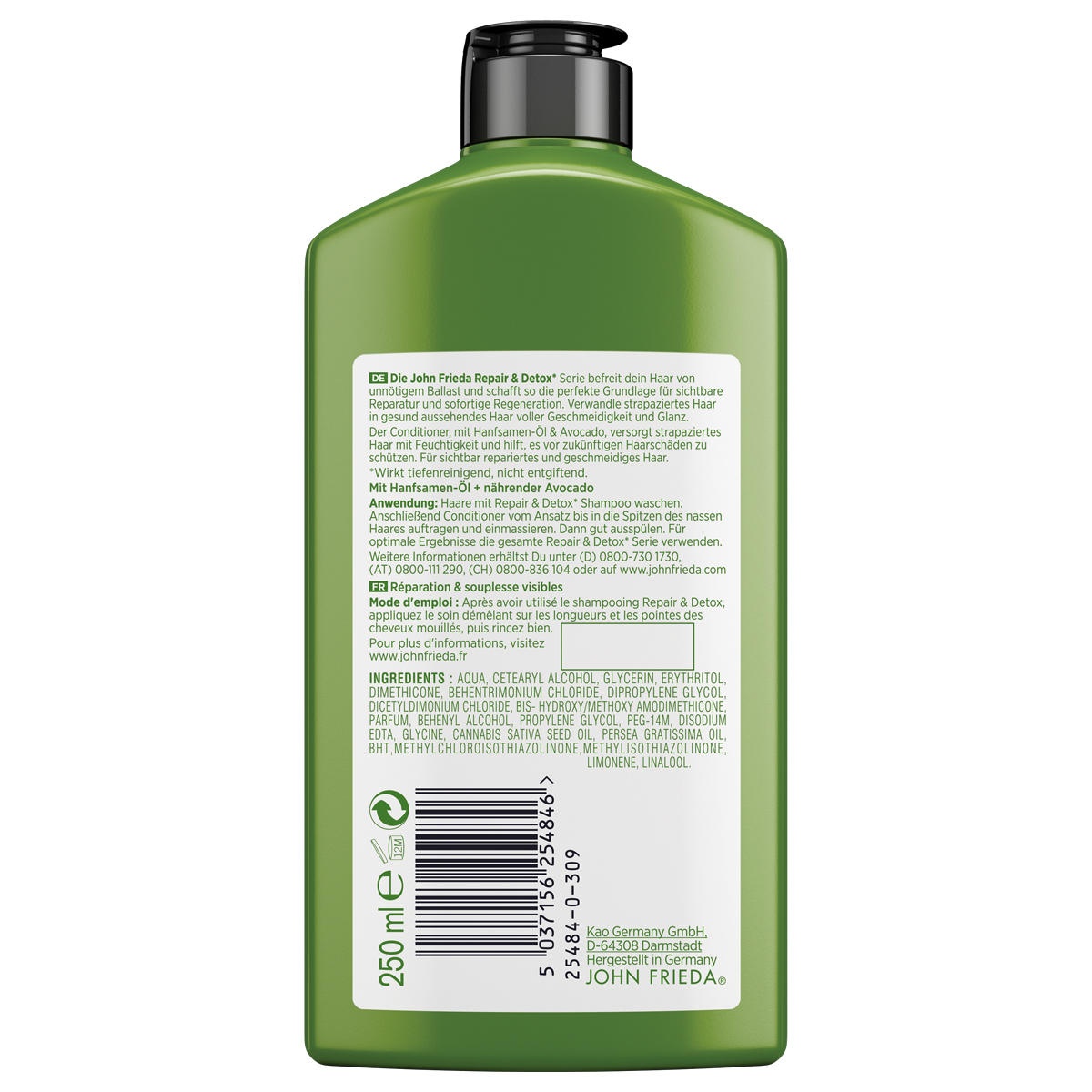 JOHN FRIEDA Deep Cleanse & Repair Après-shampooing 250 ml - 2