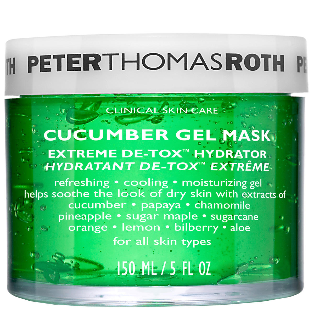 PETER THOMAS ROTH CLINICAL SKIN CARE Cucumber Gel Mask 150 ml - 2