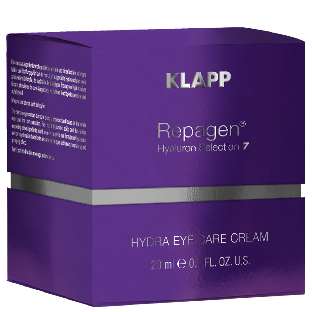 KLAPP REPAGEN HYALURON Hydra Eye Care Cream 20 ml - 2