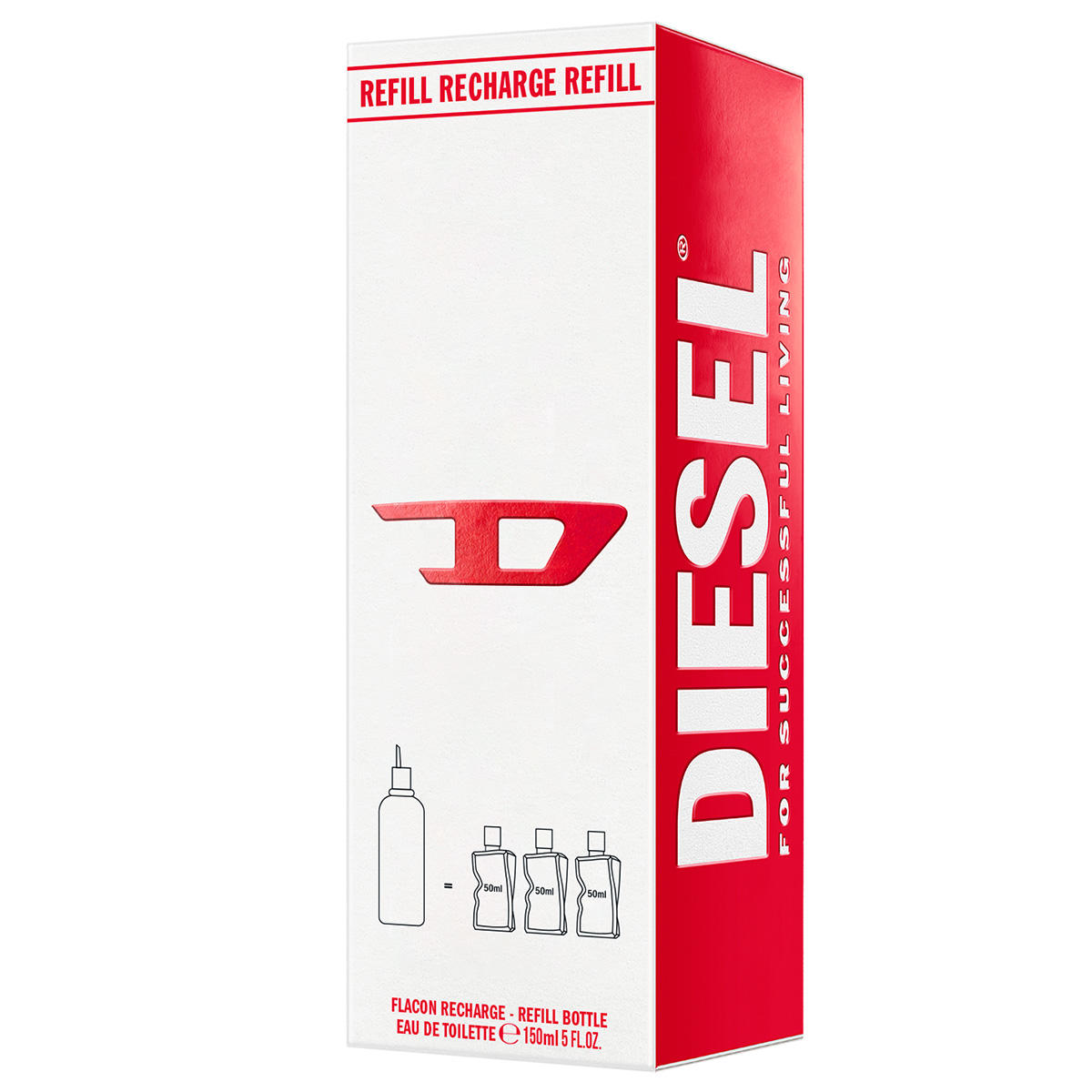 Diesel D by DIESEL Eau de Toilette Refill Bottle 150 ml - 2