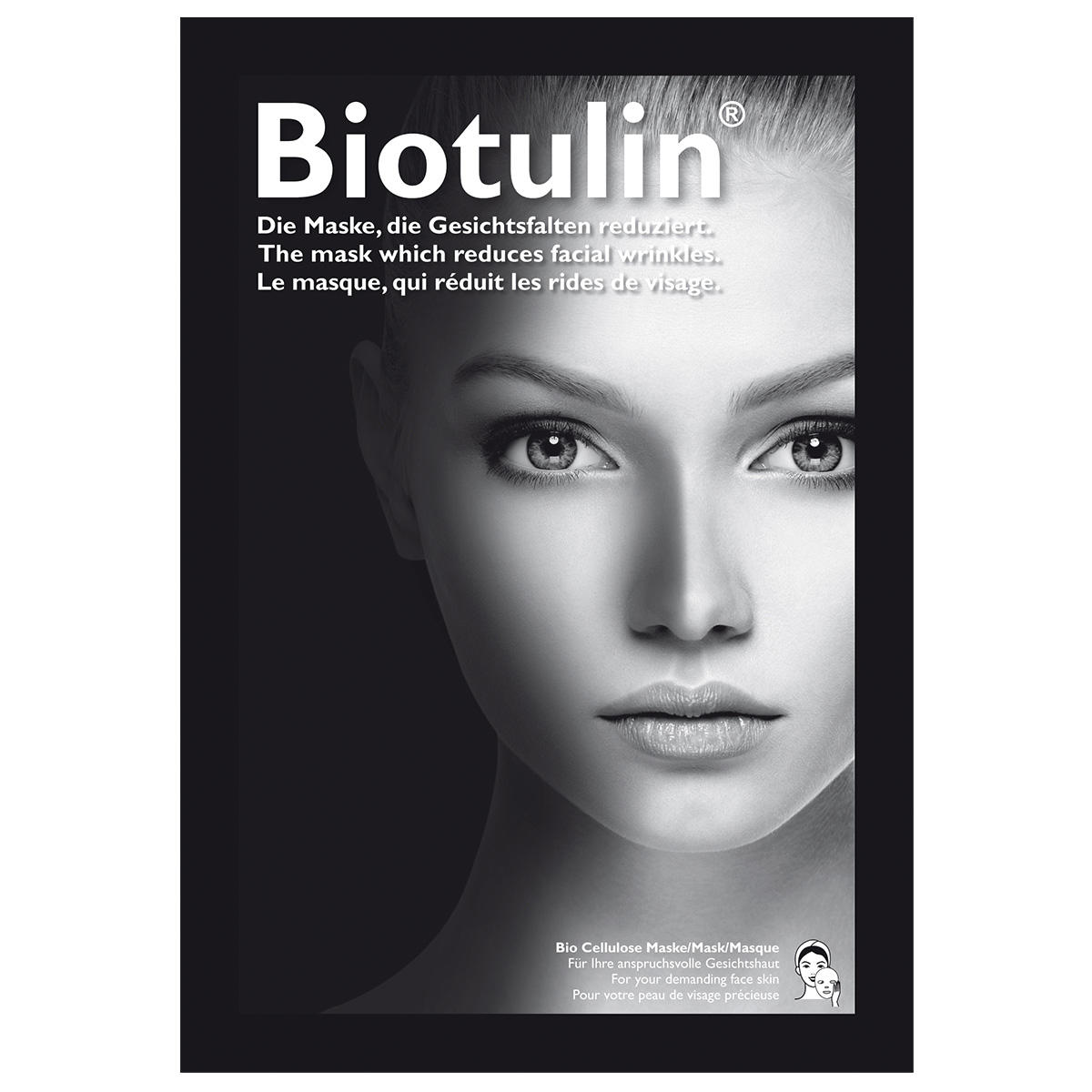 Biotulin Biologisch Cellulose Masker 4 x 8 ml - 2