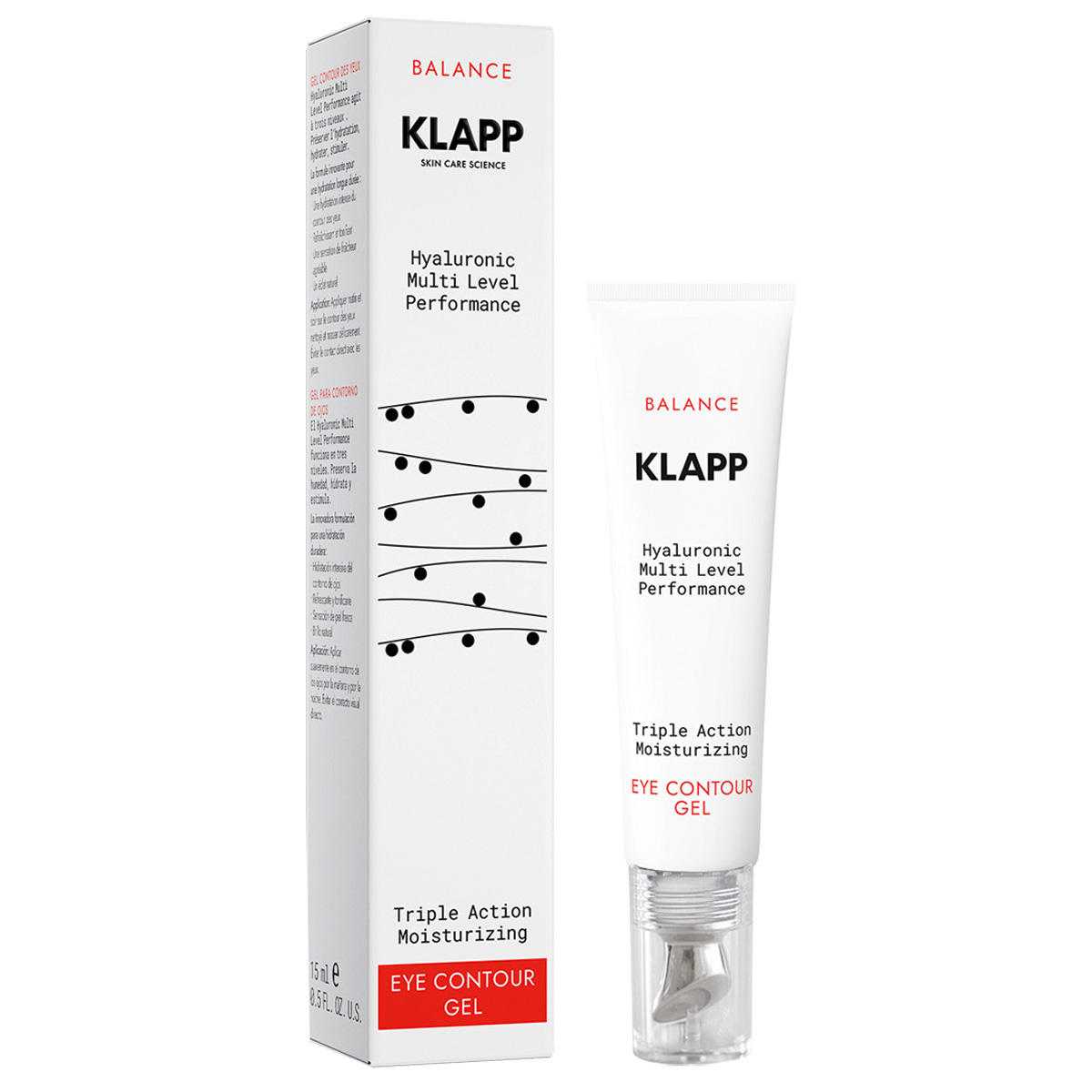 KLAPP Hyaluronic Multi Level Performance Triple Action Moisturizing Eye Contour Gel 15 ml - 2